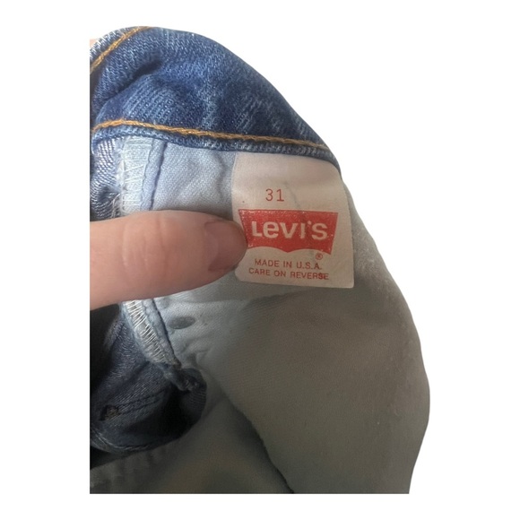Vintage 80’s Orange Tab Levi Denim Jeans Size - Picture 7 of 10